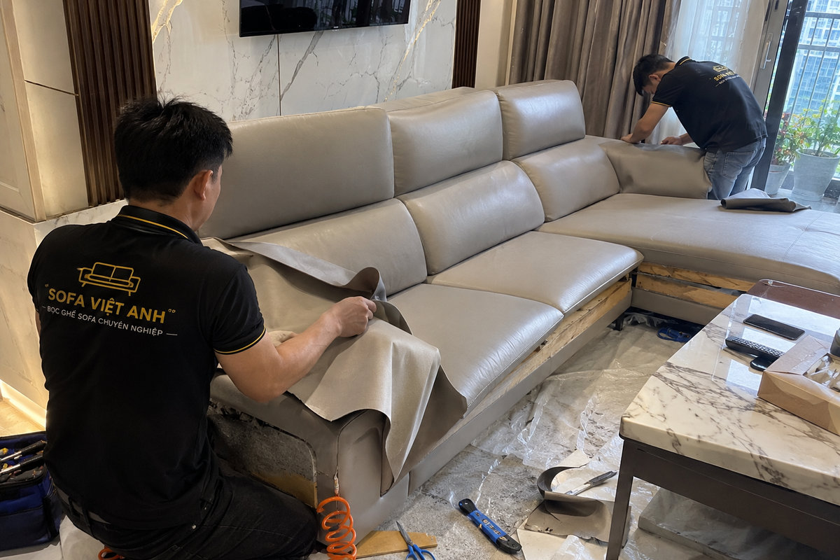 Bọc ghế sofa Bình Thạnh tại nhà