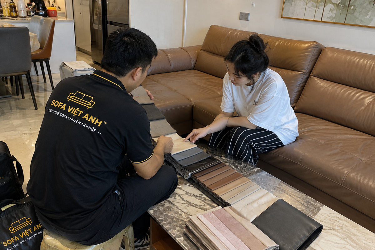 Tư vấn bọc ghế sofa Bình Thạnh