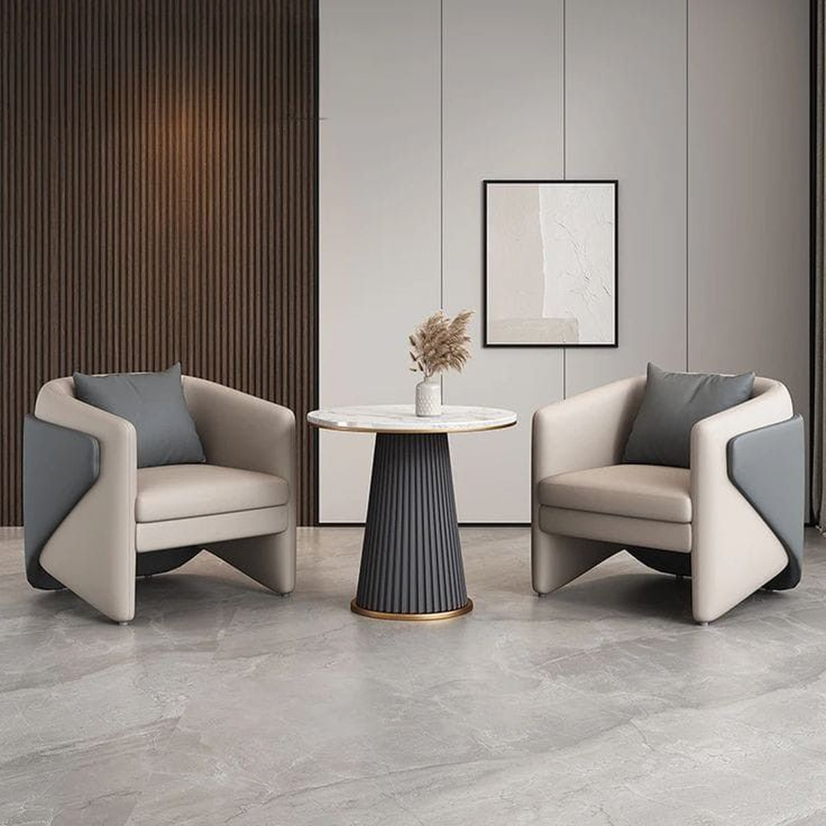 Mẫu ghế sofa đơn thiết kế hình khối độc đáo 