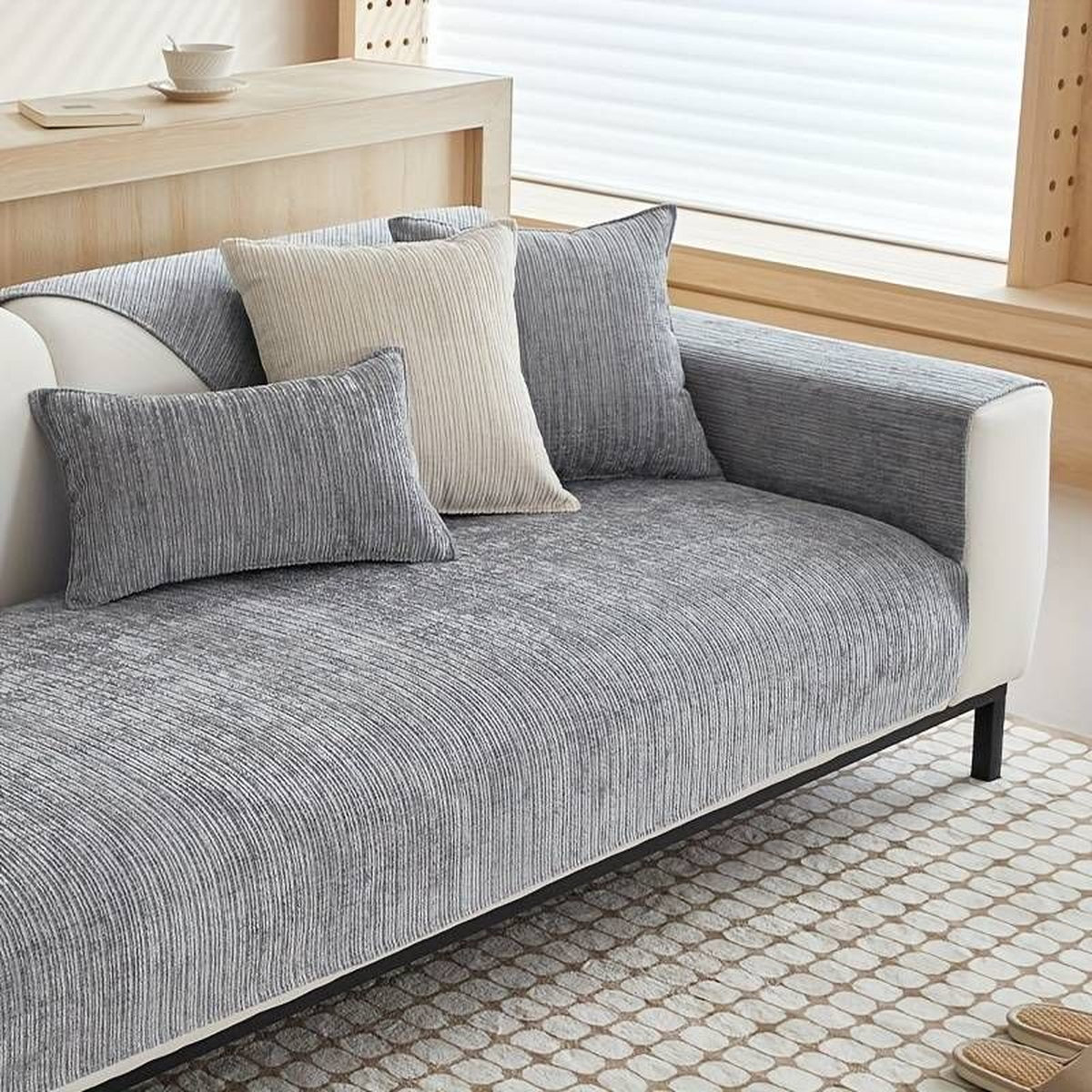 Chất liệu vải nỉ gân may áo ghế sofa đẹp