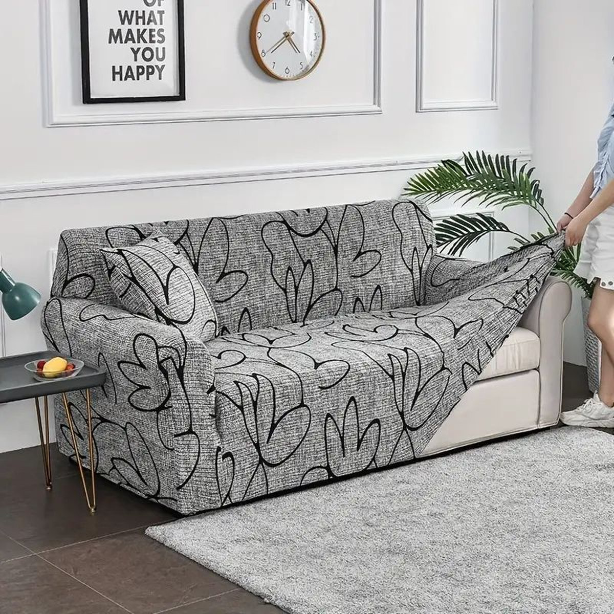 Thay áo ghế sofa giúp dễ dàng tháo lắp tại nhà