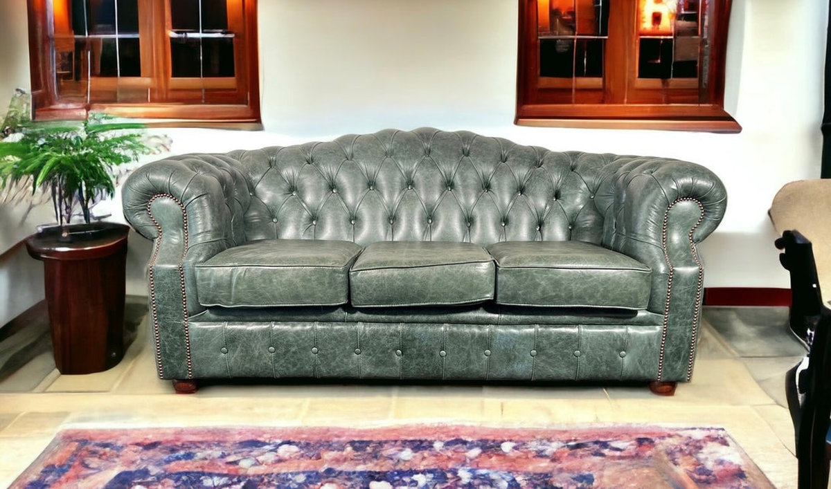 Bọc ghế sofa Quận 3 bằng da màu xanh xám độc đáo