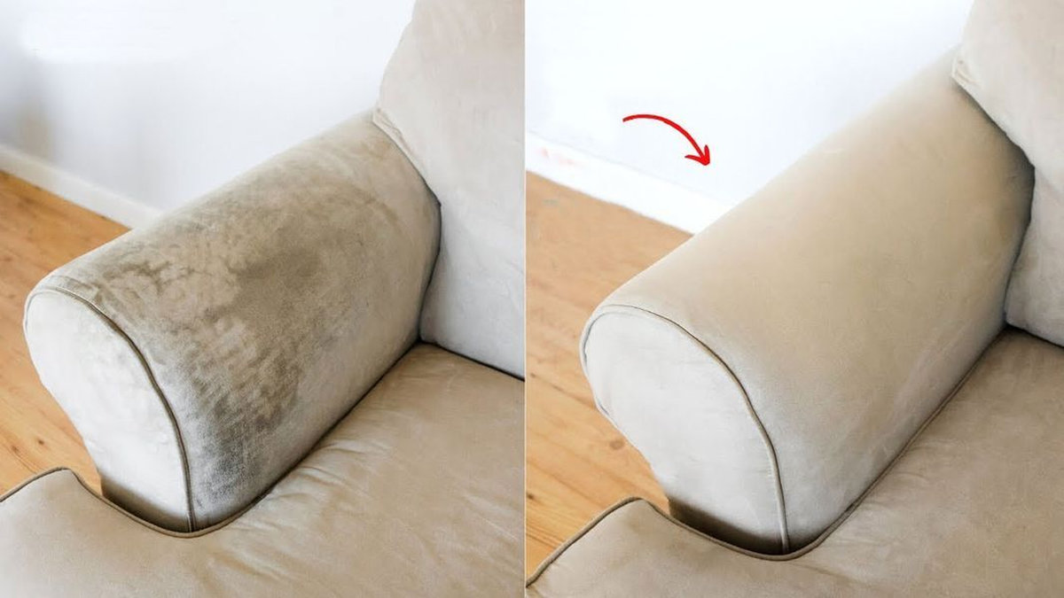 Dịch vụ bọc ghế sofa giúp tay ghế được sạch, đều màu và hoàn thiện hơn