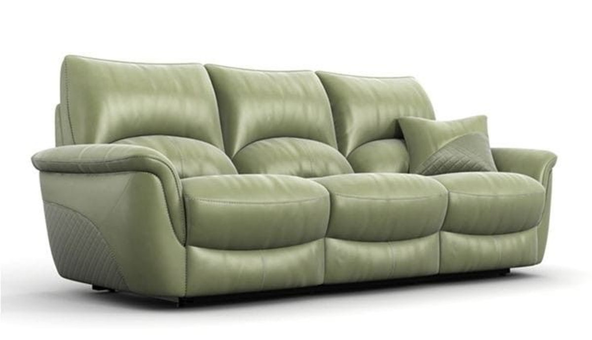 Bọc ghế sofa tại quận 1 cho mẫu sofa da màu xanh bơ
