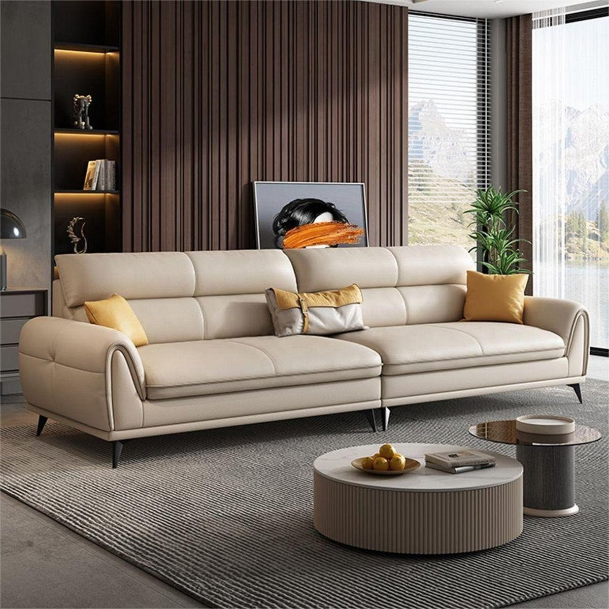Đóng ghế sofa với khung, nệm và lớp bọc được hoàn thiện tỉ mỉ