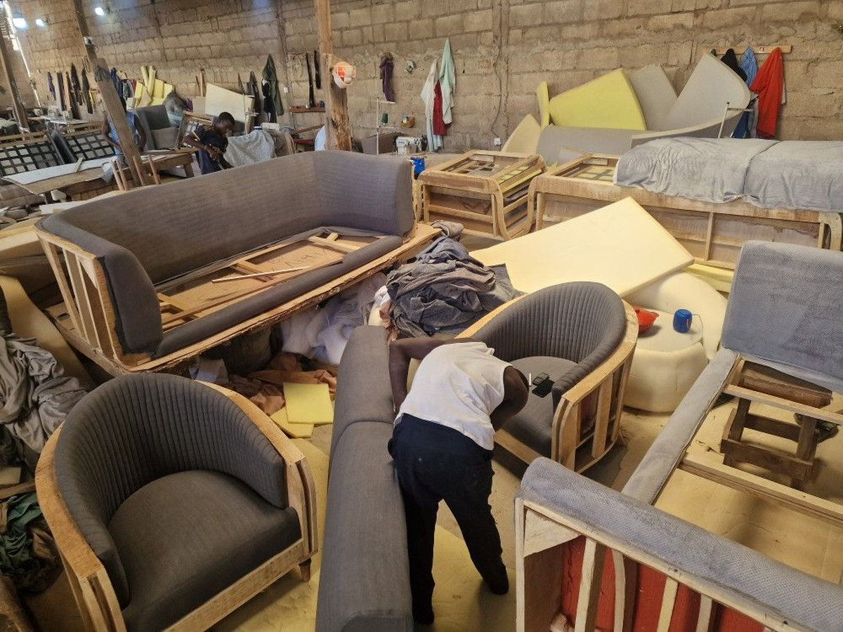 Quy trình bọc ghế sofa tại xưởng